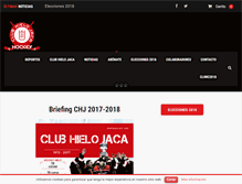 Tablet Screenshot of clubhielojaca.com